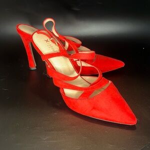 Strappy Red Heels